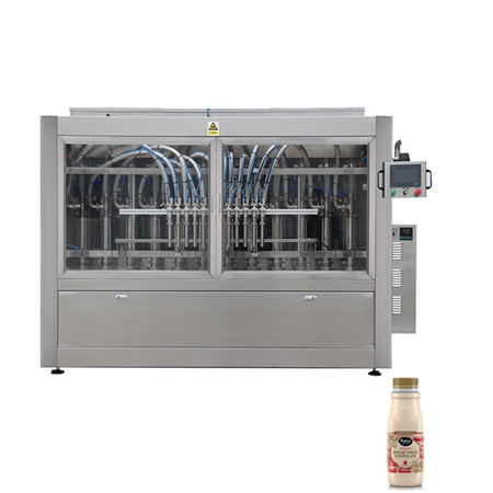 Linea di produzione automatica della macchina di rifornimento a pressione negativa della bottiglia di vetro del liquore dell'alcool del vino a 4 teste 