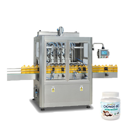 Riempitrice automatica di liquidi viscosi per olio di oliva Cbd di riempimento liquido viscoso in bottiglia di plastica 
