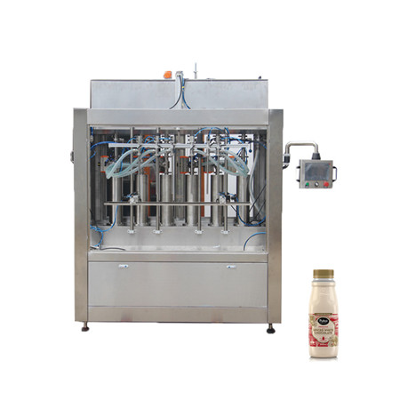 Imbottigliatrice per l'imballaggio di bottiglie di olio da cucina automatico a pistone lineare / olio vegetale / olio commestibile 
