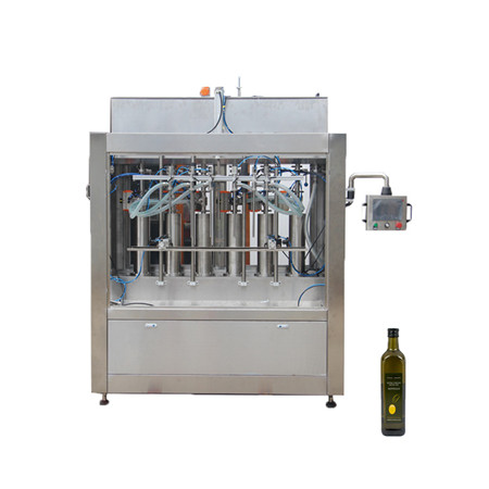 Riempitrice automatica di liquidi viscosi per olio di oliva Cbd di riempimento liquido viscoso in bottiglia di plastica 