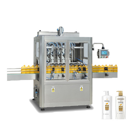 Linea automatica di macchine per la produzione di riempimento e tappatura di bottiglie rotanti per shampoo disinfettante per gel per le mani 